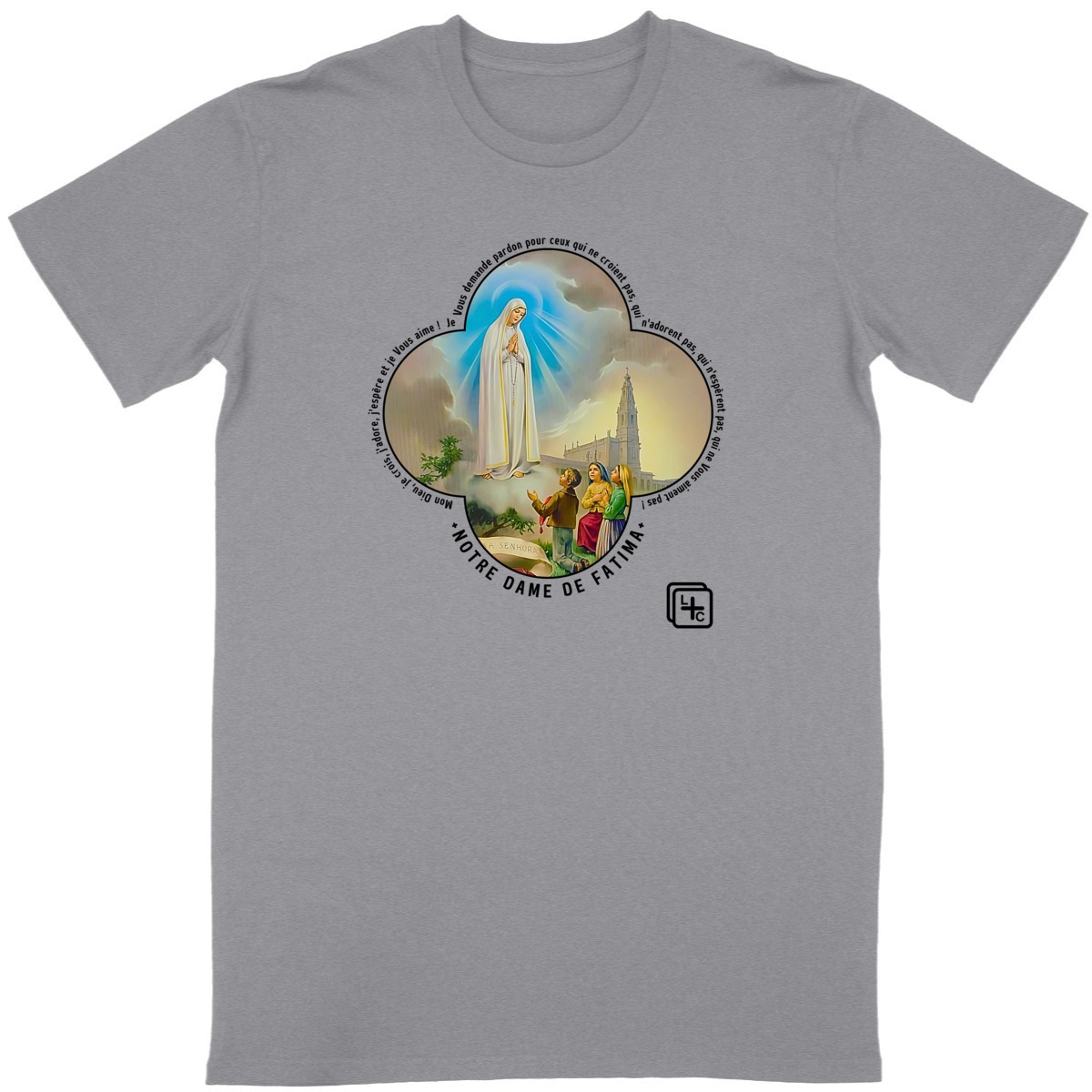 Notre Dame de Fatima T-shirt Homme manches courtes