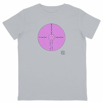 Labyrinthe fond Rose T-shirt Enfant