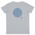 Labyrinthe fond Bleu T-shirt Enfant