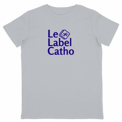 Le Label Catho bleu T-shirt Enfant