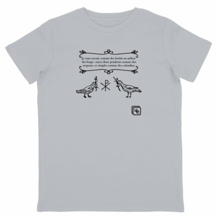 2 colombes Français T-shirt Enfant