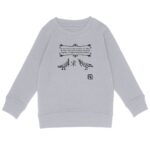 2 colombes Français Sweat-shirt Enfant