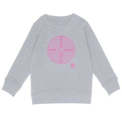 Labyrinthe Rose Sweat-shirt Enfant