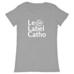 Le Label Catho blanc T-shirt Femme manches courtes