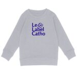 Le Label Catho bleu Sweat-shirt Enfant