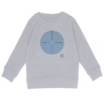 Labyrinthe fond Bleu Sweat-shirt Enfant