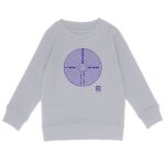 Labyrinthe Bleu Sweat-shirt Enfant