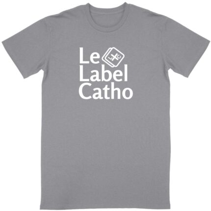 Le Label Catho blanc T-shirt Homme manches courtes