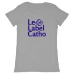 Le Label Catho bleu T-shirt Femme manches courtes