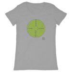 Labyrinthe fond Vert T-shirt Femme manches courtes