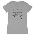 2 colombes Français T-shirt Femme manches courtes