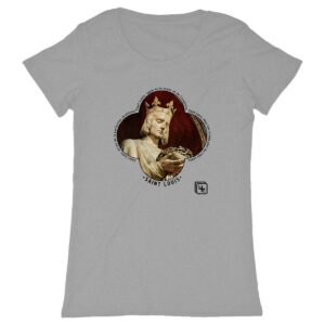 Saint Louis couronne d'épines T-shirt Femme manches courtes