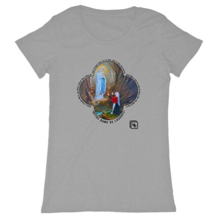 Notre Dame de Lourdes T-shirt Femme manches courtes