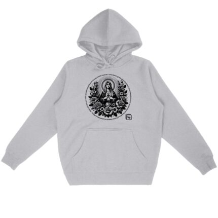 Ave Maria Noir Sweat à capuche Unisexe