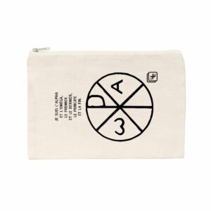 Je suis l'Alpha T-shirt Pochette en coton recyclé