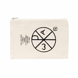 EGO SUM ALPHA Pochette en coton recyclé