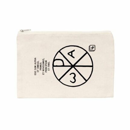 EGO SUM ALPHA Pochette en coton recyclé