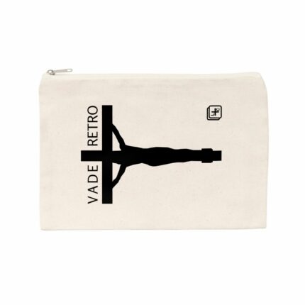 Vade Retro noir Pochette en coton recyclé