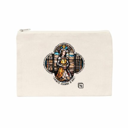 Sainte Jeanne priant #1 Pochette en coton recyclé
