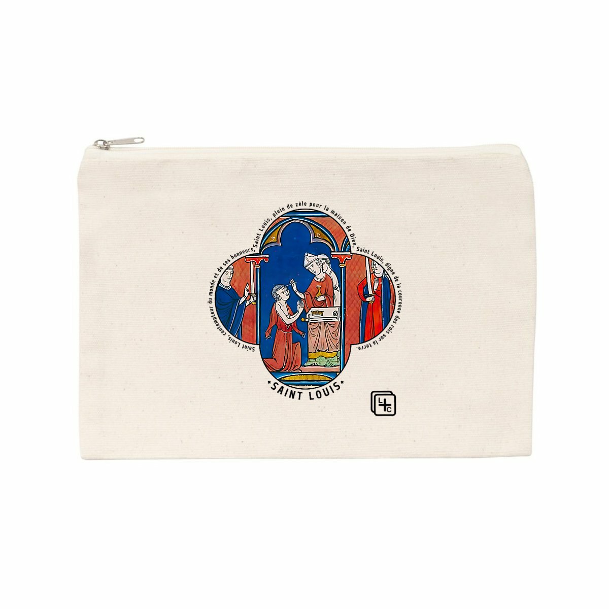 face_naturel_0 Saint Louis Pochette en coton recyclé