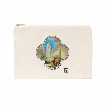 Notre Dame de Fatima Pochette en coton recyclé