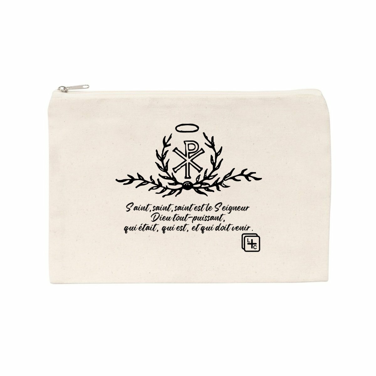 face_naturel_0 Saint Saint Saint Pochette en coton recyclé