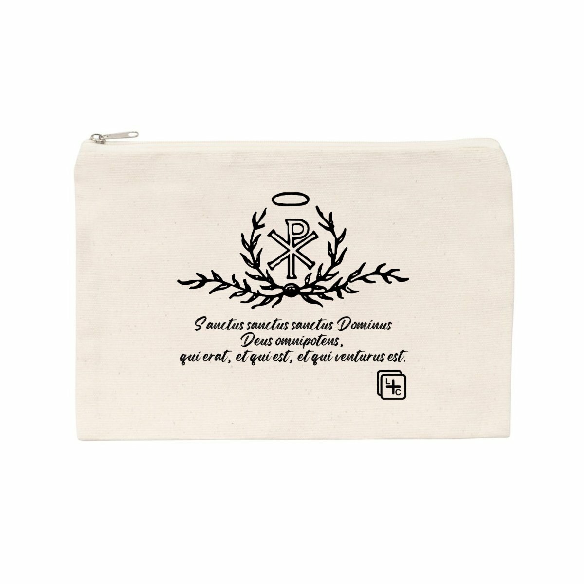 face_naturel_0 Sanctus Sanctus Sanctus Pochette en coton recyclé