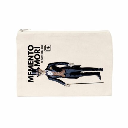 Memento Mori Homme Pochette en coton recyclé