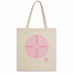 Labyrinthe Rose Totebag léger