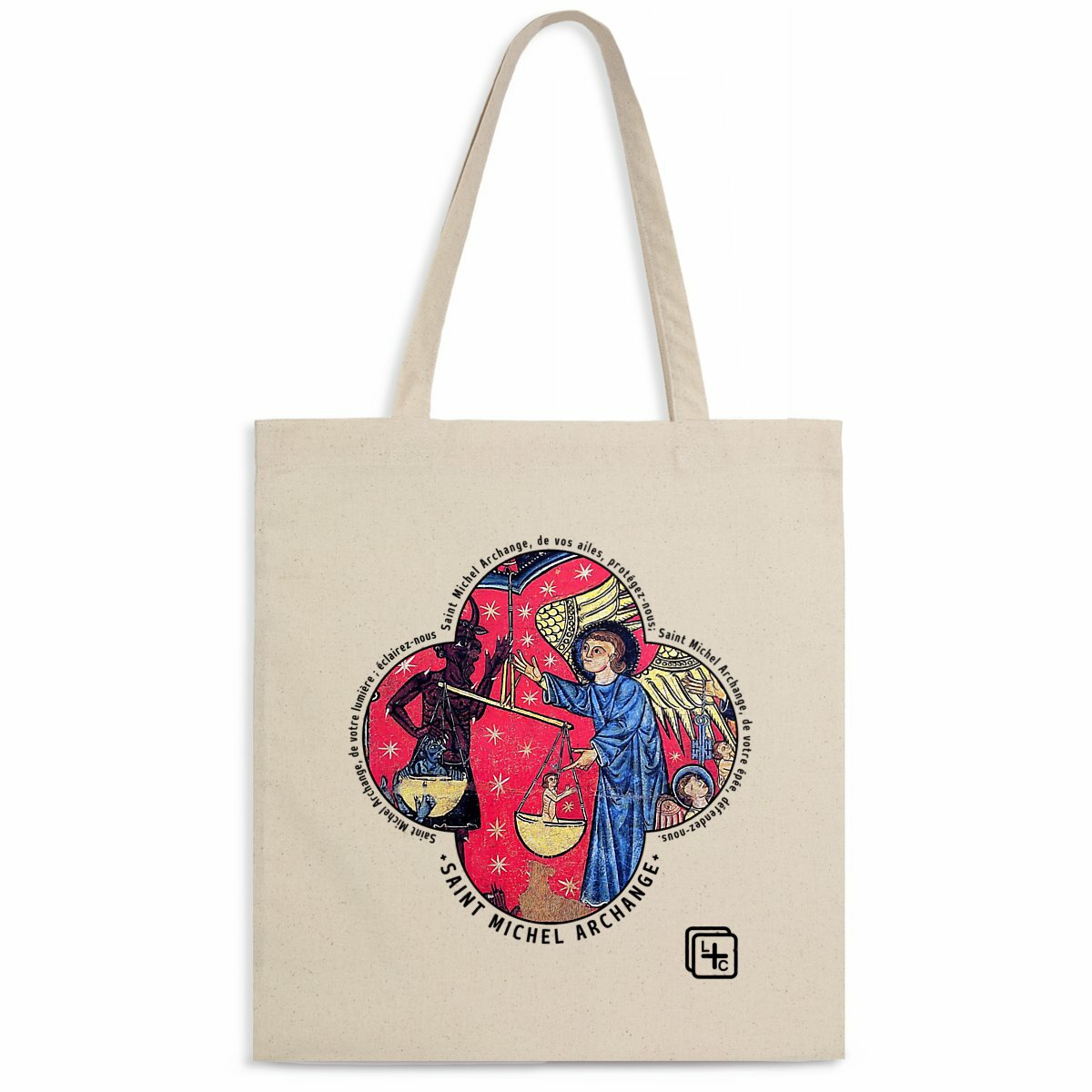 face_naturel_0 Saint Michel #1 Totebag léger