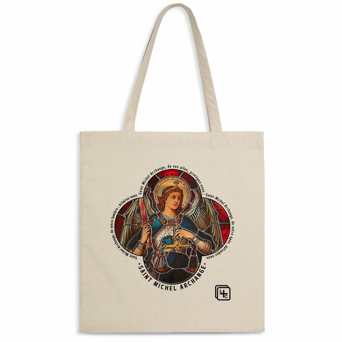 face_naturel_0 Saint Michel #2 Totebag léger