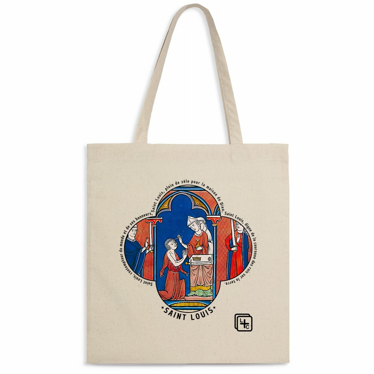 face_naturel_0 Saint Louis Totebag léger