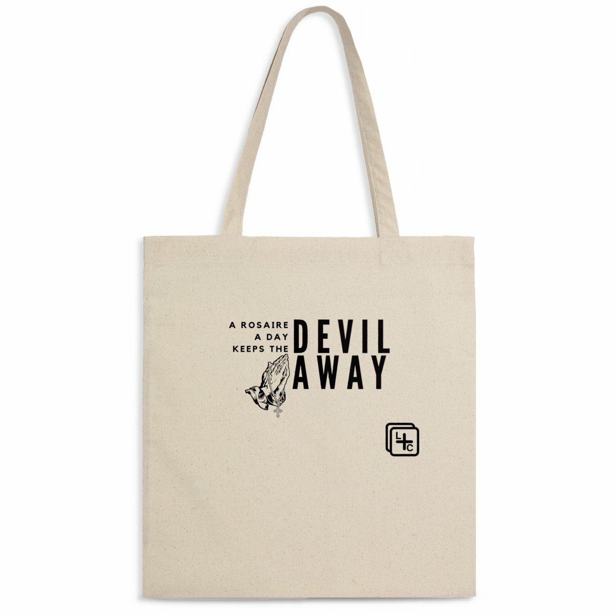 face_naturel_0 A Rosaire a day Totebag léger