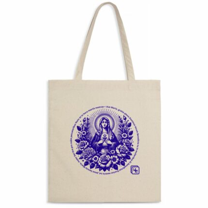 Ave Maria Bleu Totebag léger