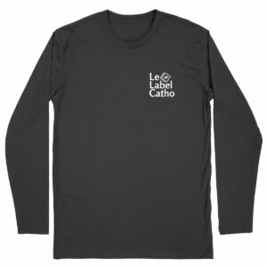 Le Label Catho blanc T-shirt Homme manches longues
