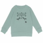 2 colombes Français Sweat-shirt Enfant