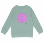 Labyrinthe fond Rose Sweat-shirt Enfant