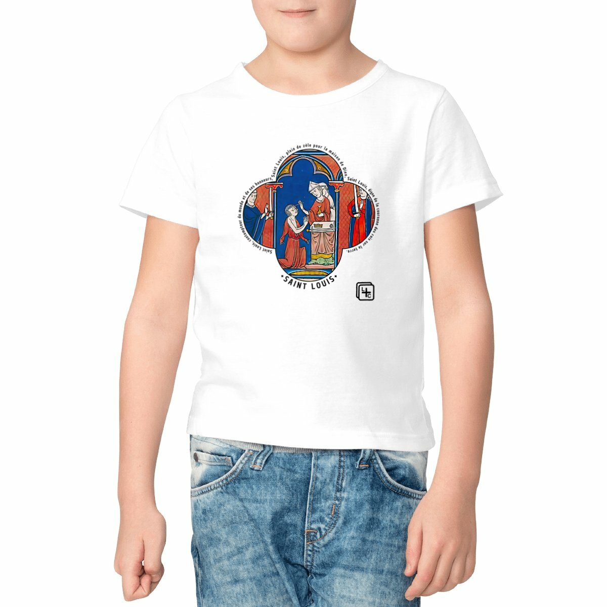 visual_Blanc Saint Louis T-shirt Enfant