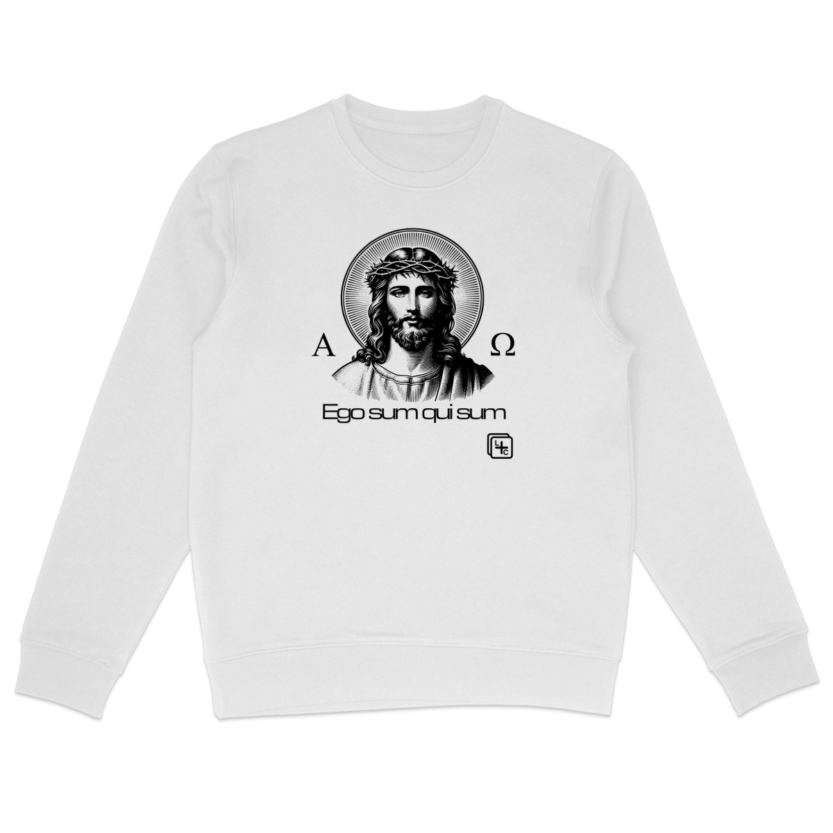 face_0_0 NSJC Noir Sweat-shirt Unisexe