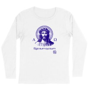 NSJC Bleu T-shirt Femme manches longues